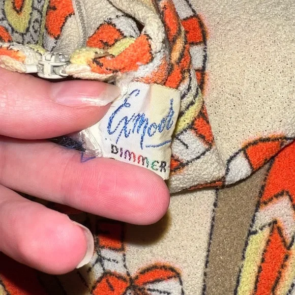 Vintage 60’s Paisley Print Top - Picture 3 of 3